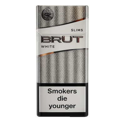 BRUT Demi Slims White