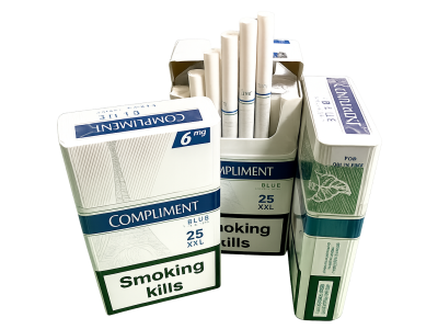 Compliment Demi Blue 25 (XXL) — сигарети збільшеного формату, топ продажі