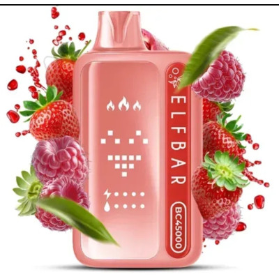 Elf Bar BC45000 Red Raspberry Strawberry (Малина Полуниця)