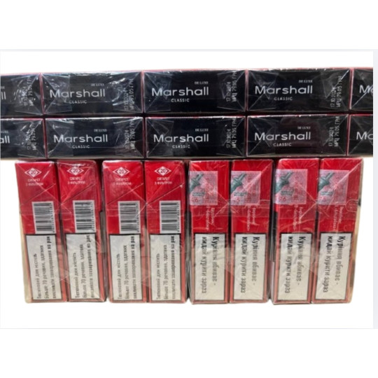 Marshall 80mm  Red KS (Акциз, МРЦ 79,05)— сигареты с украинским акцизом