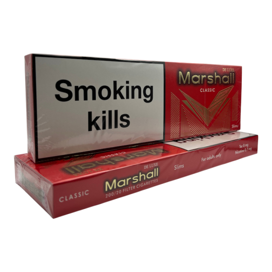 Marshall Super  Slims красн— классические тонкие сигареты Slims