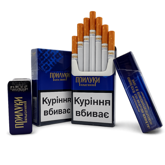 Прилуки Сині King Size — класичні сигарети